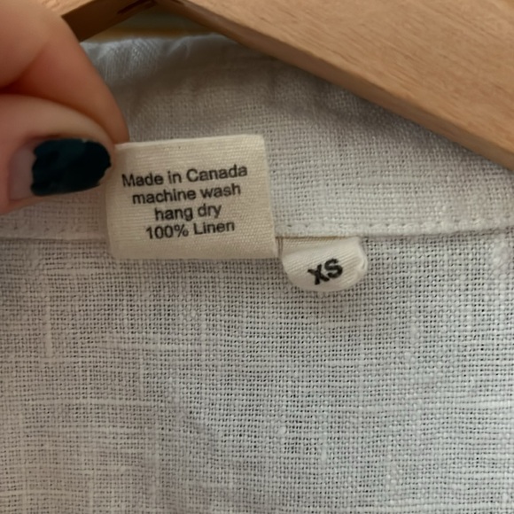 Shelter Lloyd Top in Ivory Linen - Picture 6 of 8